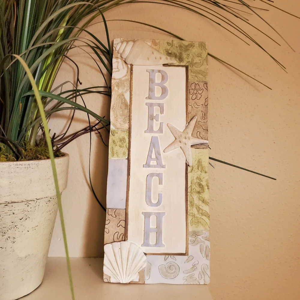 Beach and Seaside Hanging Wall Art Plaques